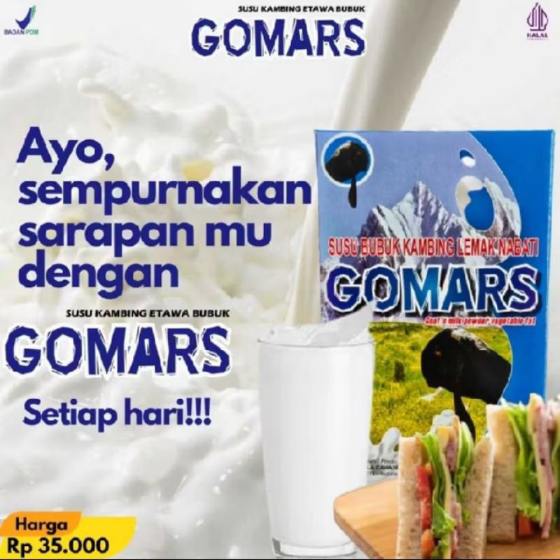 

Susu Kambing Bubuk GOMARS | Etawa Gomars