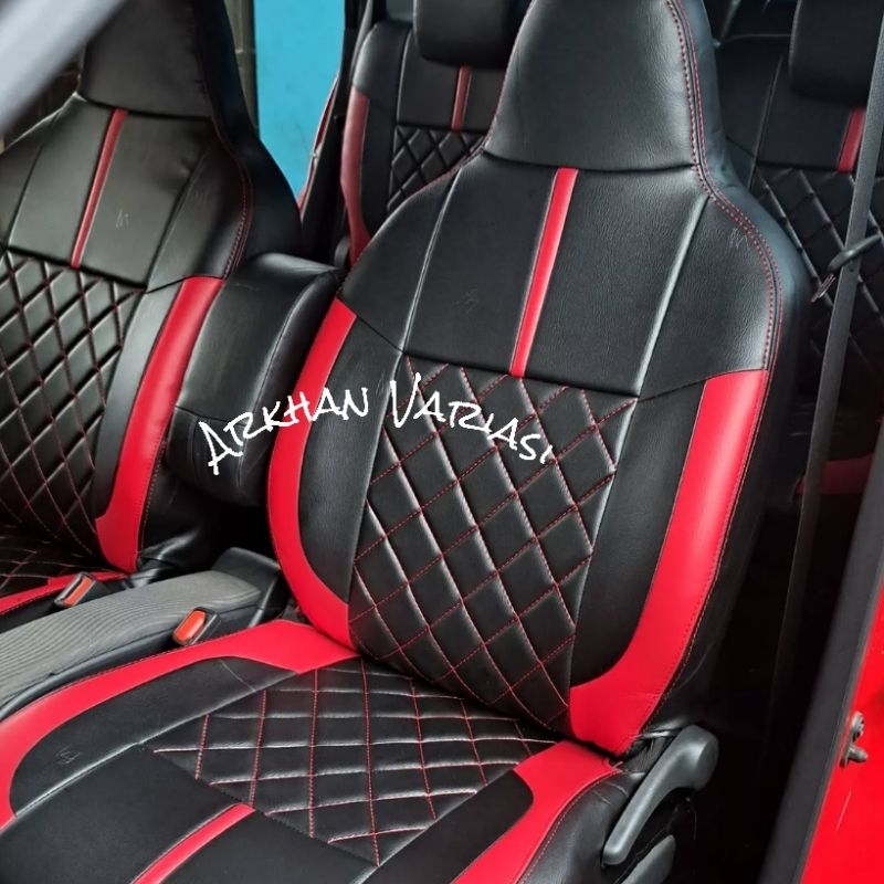Cover Jok Sarung Jok Motif Murah Mobil Agya Ayla Lama Baru Bebas Request Bahan Dan Warna