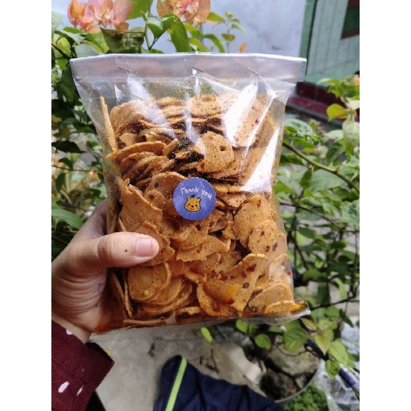 

basreng daun jeruk original dan pedas 500 gram
