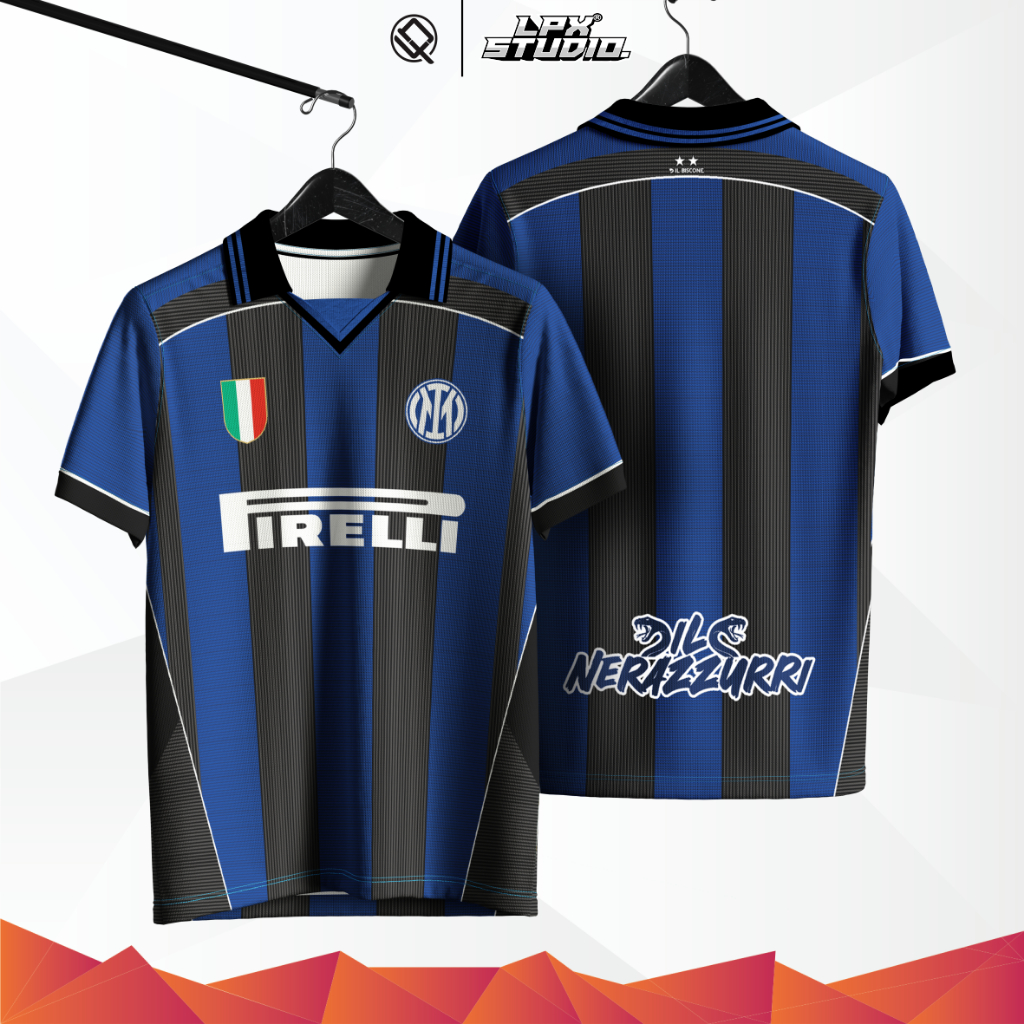 Jersey Inter Milan Fantasy / Jersey Inter Milan / Kaos Inter Milan / Jersey Bola / Jersey Vintage