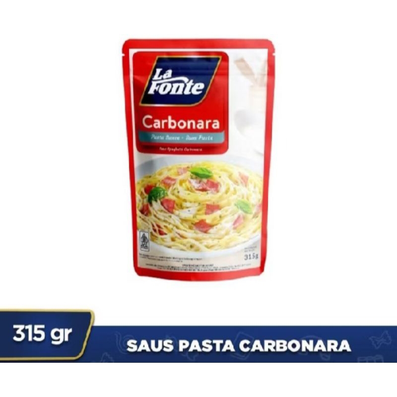 

sauce-La fonte-carbonara-315gr-saus pasta