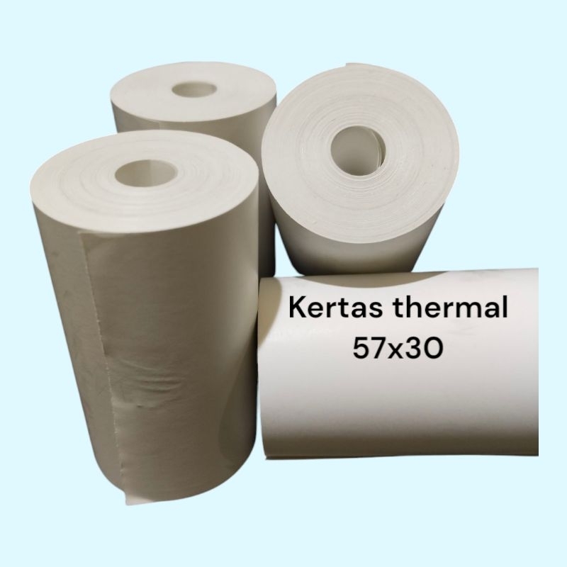 

kertas thermal 57x30 1 pack isi 10 pnf