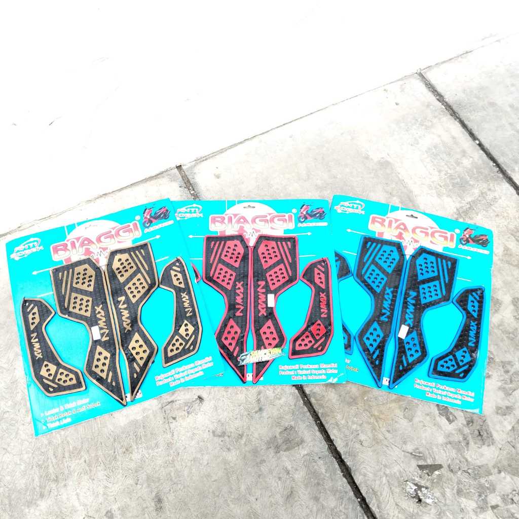 Promo COD Harga Murah Karpet Motor Variasi Karet Bordes Pijakan Kaki Set Yamaha N-Max New NMax 2020 