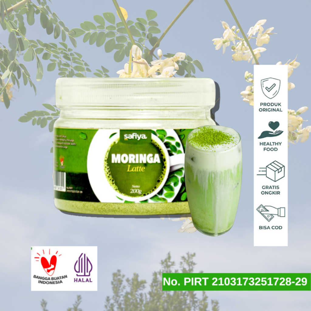 

Moringa Latte Safiya Powder 200 Gram | Bubuk Minuman Daun Kelor 100% original
