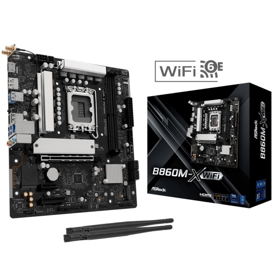 ASROCK B860M-X WIFI DDR5 - MOTHERBOARD INTEL B860 LGA1851 MOBO