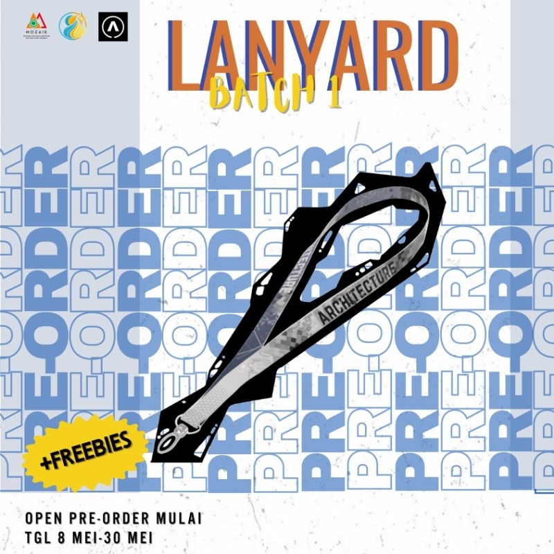 

[Pre-Order] Lanyard Architecture Daily Mahasiswa Arsitektur Arsitek Unisex Fashion