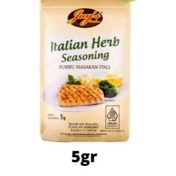 

Jay's Pouch Italian Herb Seasoning 5gr / Jay's / Bumbu Dapur/ Bumbu Masakan Itali