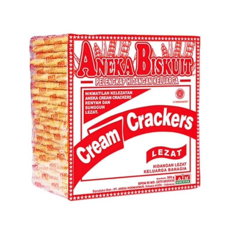 

Aneka Biskuit Cream Crackers 300 gr