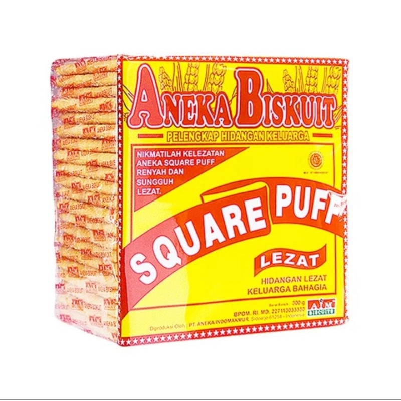 

Aneka Biskuit Square Puff 300 gr