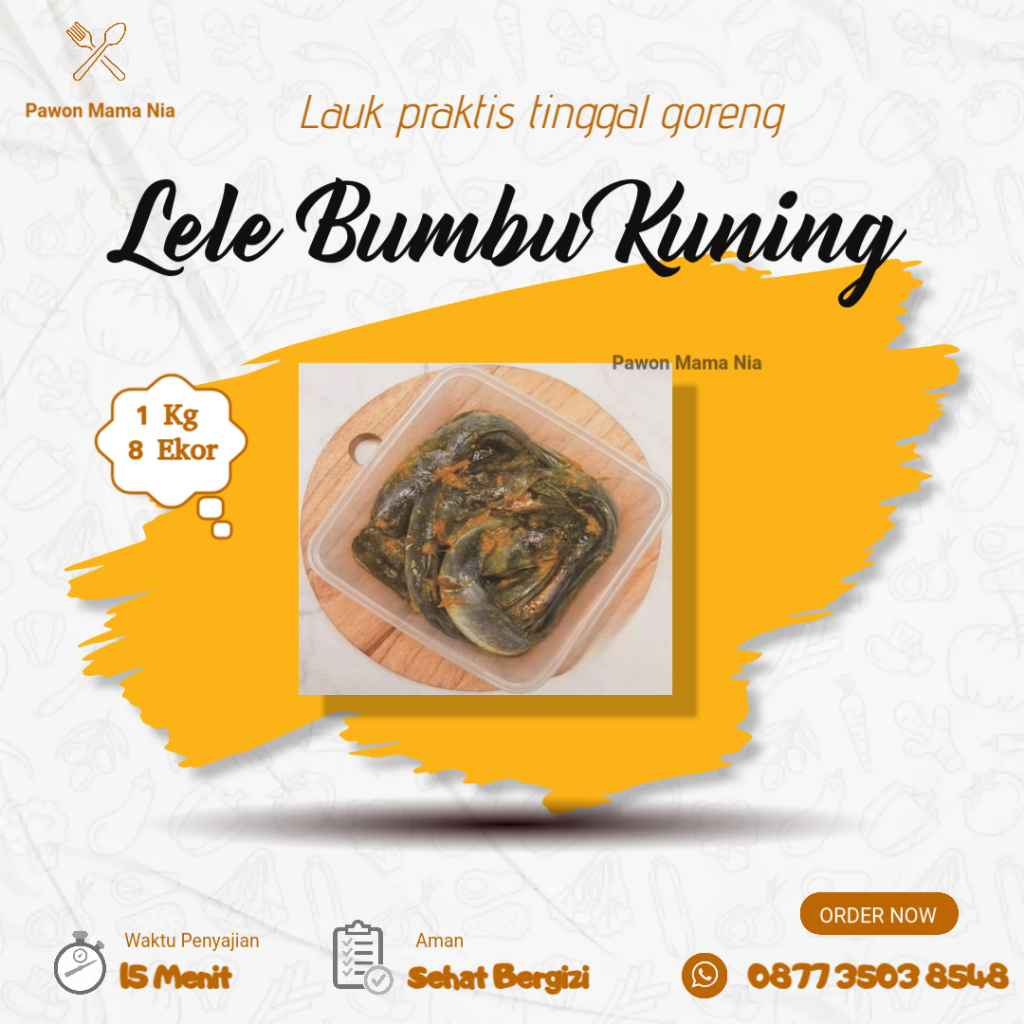 

Ikan Lele Fresh Bumbu Kuning Praktis Vakum Higienis (isi 7-8 ekor) Siap Goreng Tanpa Pengawet Bekasi