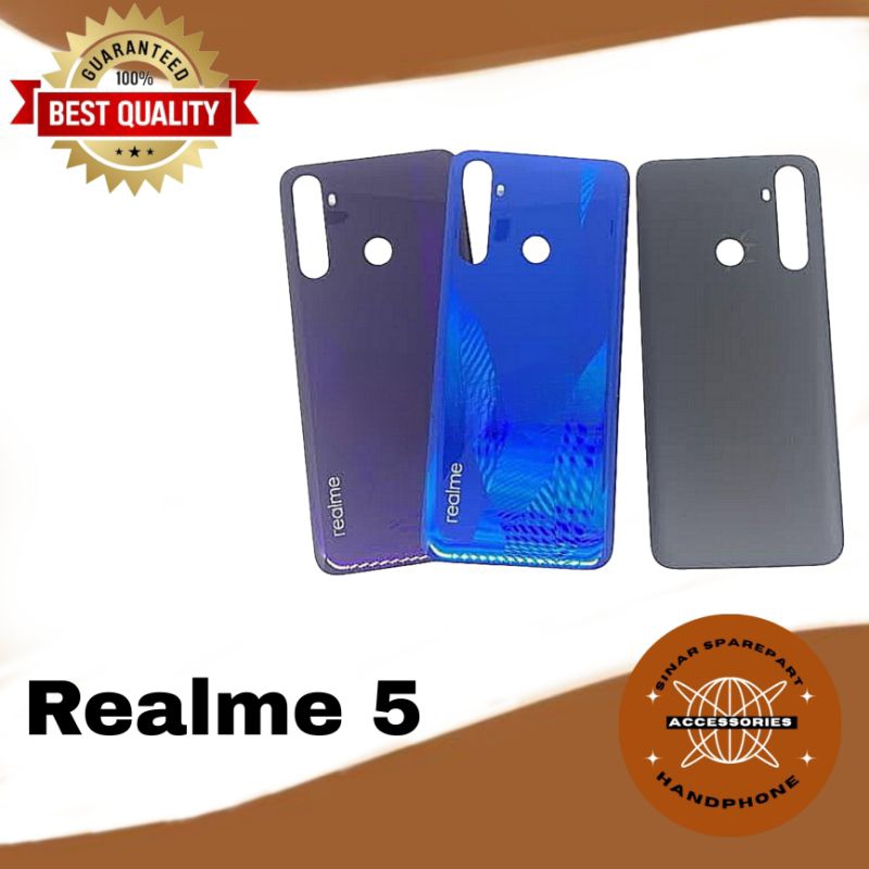BACKDOOR BACK CASING BACKCOVER TUTUP BELAKANG
REALME 5 RMX1911 NEW

