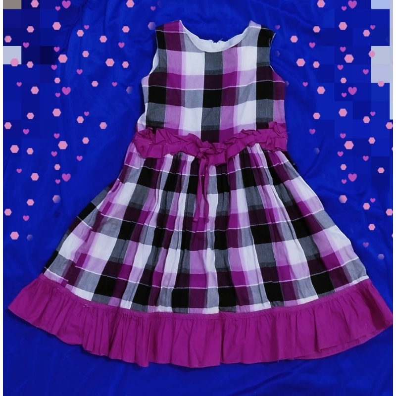 Dress Natal Anak, Purple Cantik Merk Donita,brandnya matahari mall