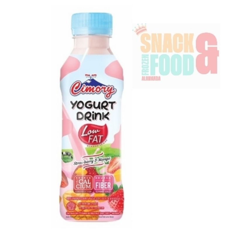 

Cimory Yogurt Drink Strawberry Mango Low Fat 240 ml