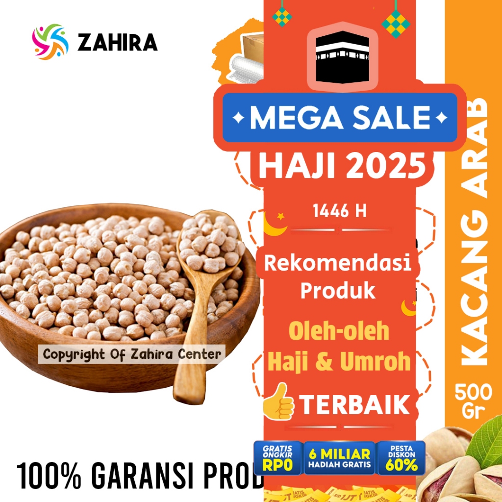 

KACANG ARAB Premium 500 Gram Matang Panggang JAGUNG ARAB Chickpeas Original Renyah Bergizi Nutrisi