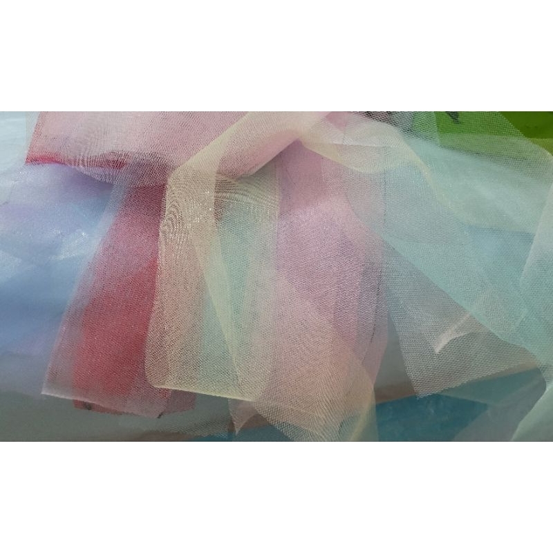 Kain Tile Halus . Kain jaring halus . lebar 1.2 meter . meter