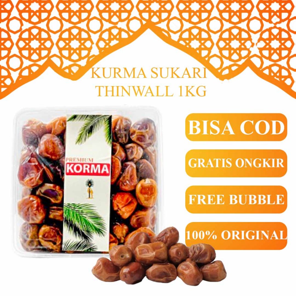 

Kurma Sukari Thinwall 1kg
