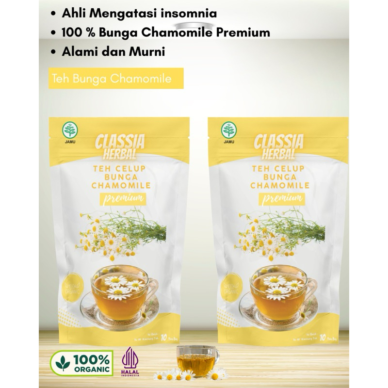 

Classia Herbal teh bunga chamomile 2 Pcs bundling