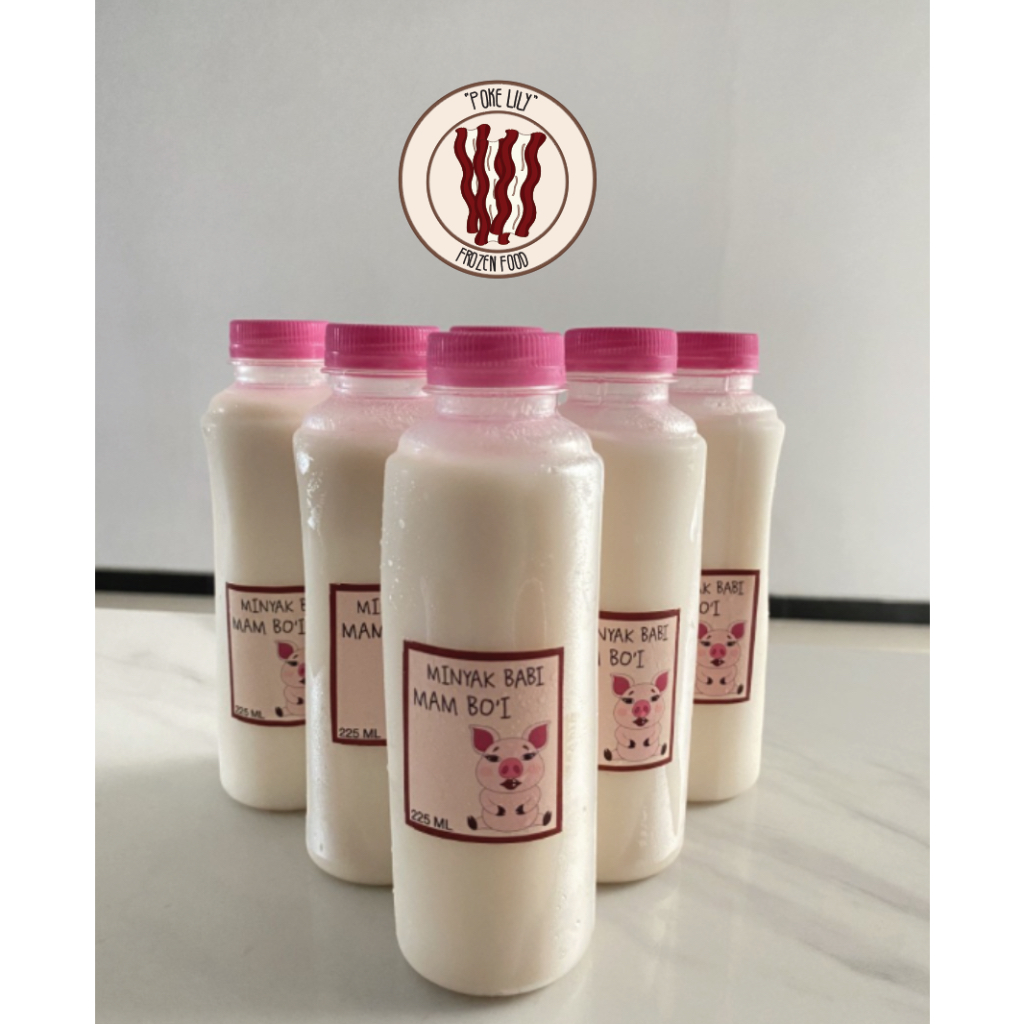 

ASLI Minyak Babi Pork Oil 150 ml 225ml 225 gr asli pork lard non halal lemak MAKANAN BEKU FROZEN FOOD B2 pork oil MINYAK BABI BOTOL