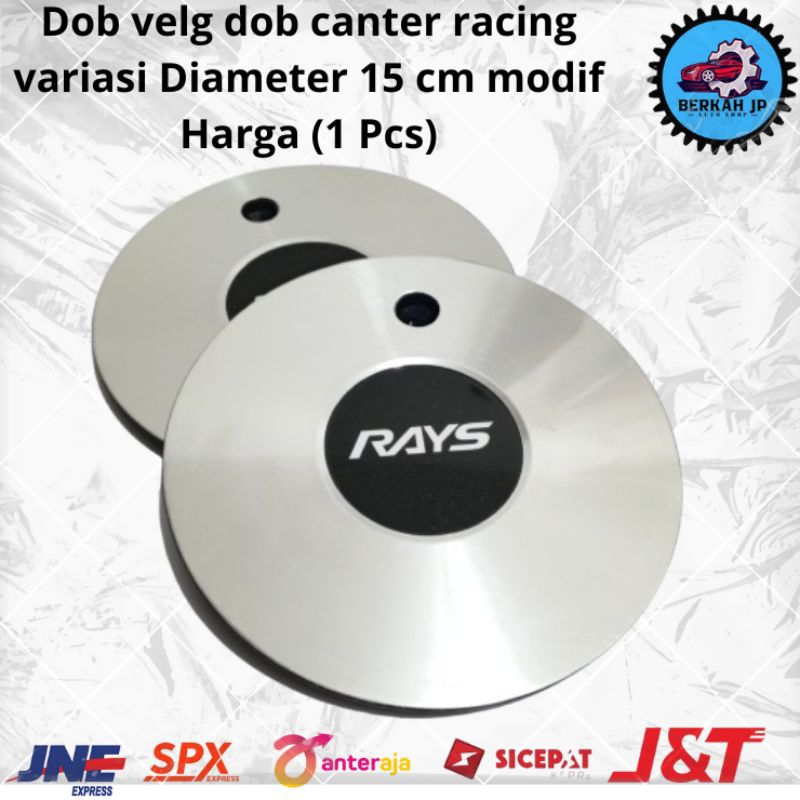 Tutup Dop velg dop canter racing RAYS variasi ukuran 15 cm Harga (1 pcs)