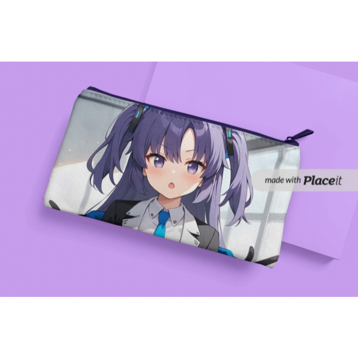 PENCIL CASE ANIME HAYASE BLUE ARCHIVE / TEMPAT PENSIL ANIME HAYASE BLUE ARCHIVE