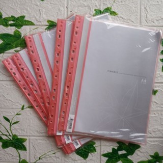 

FLAMINGO No 9083A4-20P Clear File Holder Ukuran A4 isi 20 Pockets