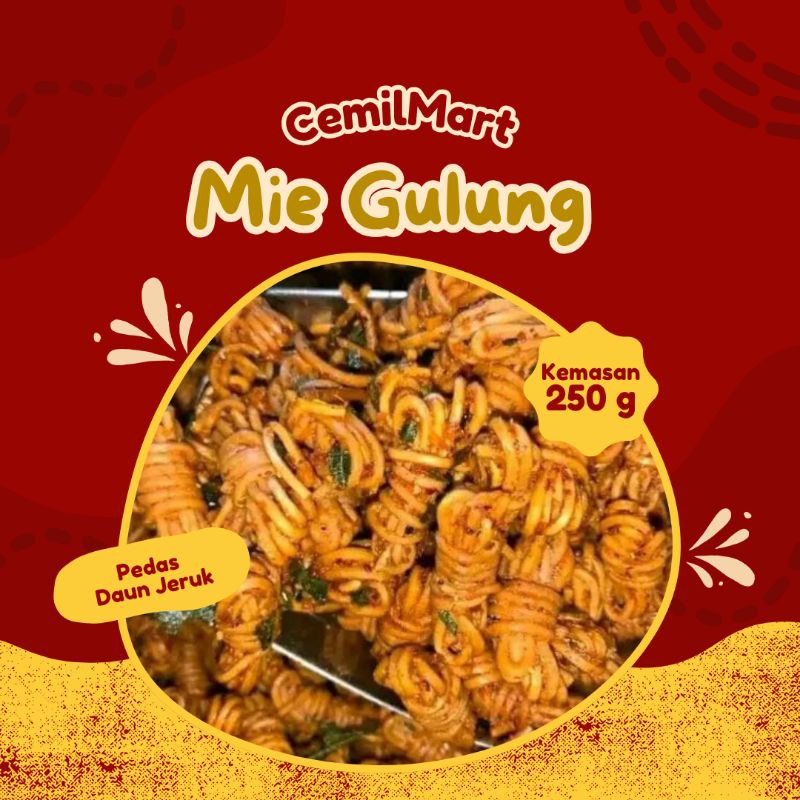 

Mie Gulung Kriyuk Pedas Daun Jeruk 250 gram