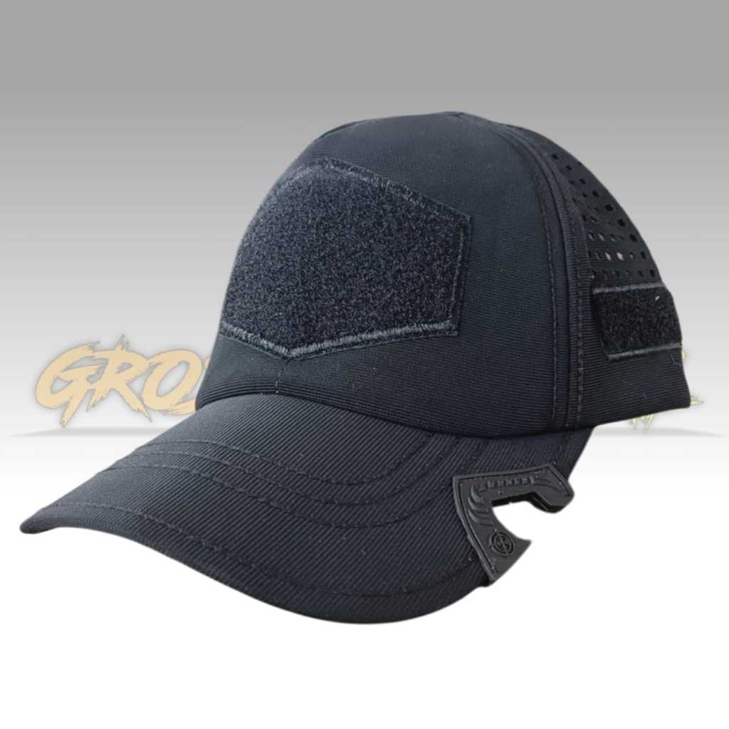 [TOPI COAK POLOS HITAM] Topi Pria Keren Terbaru Topi Fashion Pria Bahan Polyester Nilon Topi Outdoor