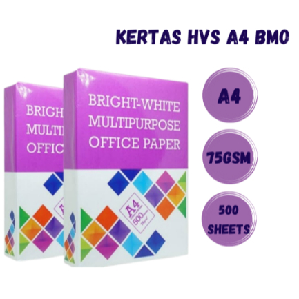 

[Gratis Ongkir] BMO - Kertas HVS A4 75 GSM