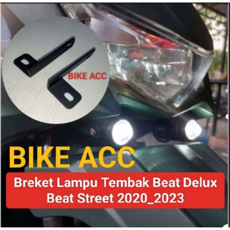 Breket Foglamp Beat Delux Beat Street 2020_2023 Breket lampu Tembak Beat Delux