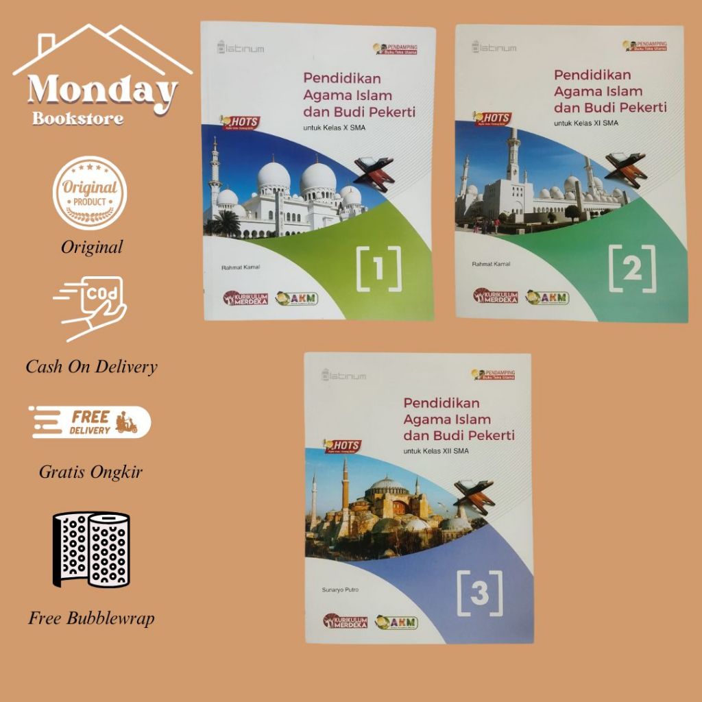 TIGA SERANGKAI PLATINUM SMA - PENDIDIKAN AGAMA ISLAM KELAS 10,11,12 SMA/MA KURIKULUM MERDEKA