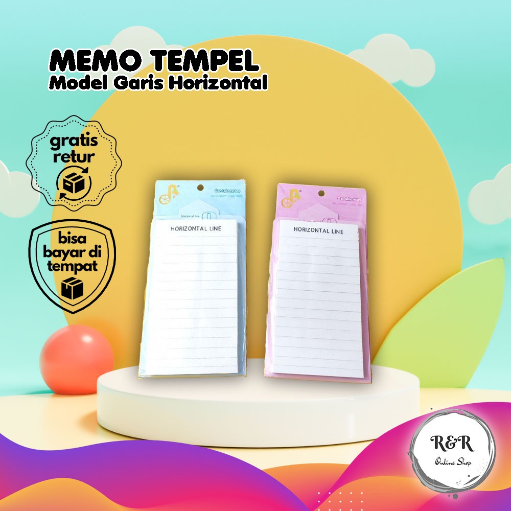 

Sticky Memo Cute Memo Tempel Memo Task List Cute Paper Buku Catatan Pesan Notepad Kertas