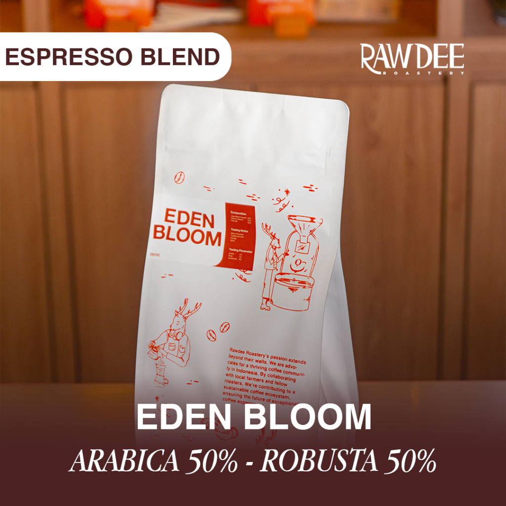 

Biji Kopi Espresso EDEN BLOOM (500g) | Espresso Blend