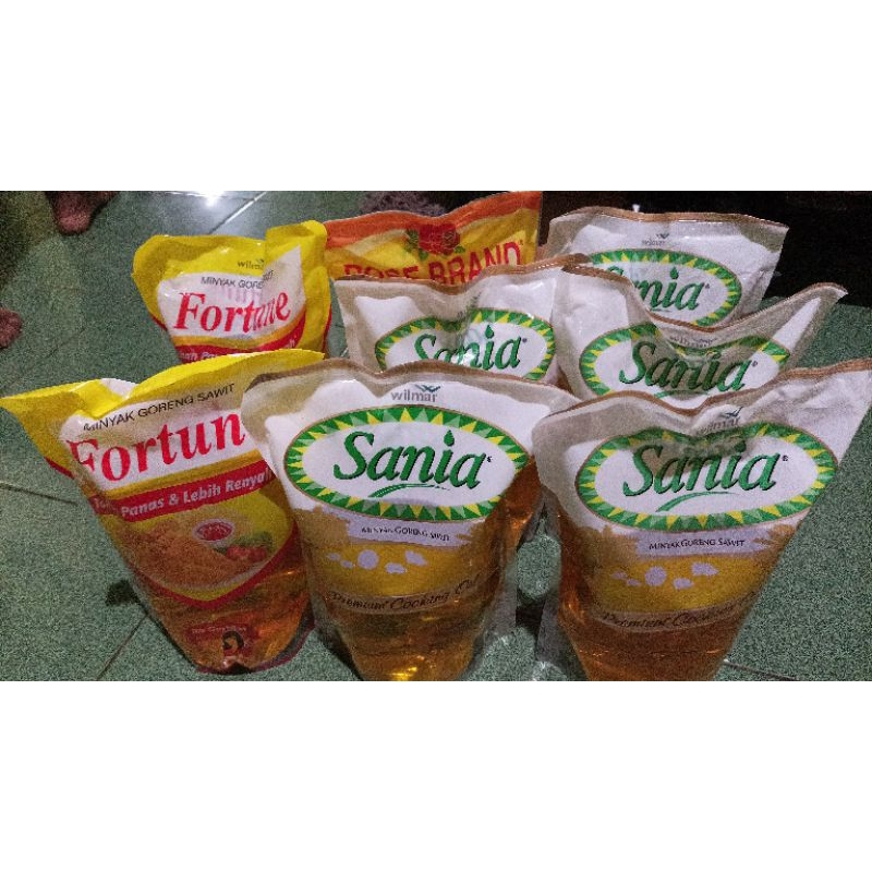 

minyak goreng sania,fortune,roseband 2liter