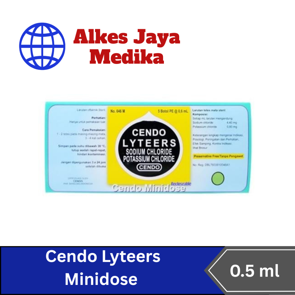 Cendo Lyteers Minidose - Obat Tetes Mata