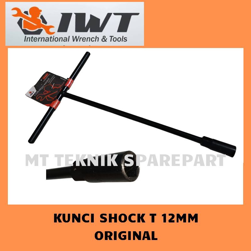 IWT KUNCI SHOCK T HITAM 12MM ORIGINAL