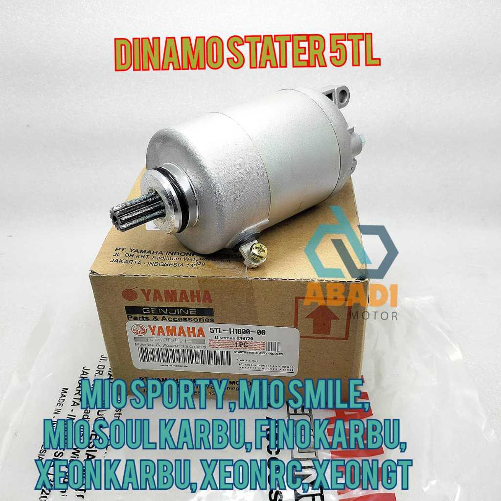 Dinamo Dinamu Starter Ori Yamaha 5TL Mio Sporty Mio Smile Fino Karbu Soul Carbu Xeon GT Seon RC Dyna