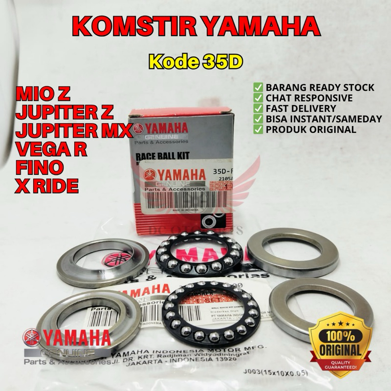 35D KOMSTIR MIO Z ORIGINAL YAMAHA GENUINE PARTS, KOMSTIR ORIGINAL JUPITER MX, KOMSTIR VEGA R, KOMSTI