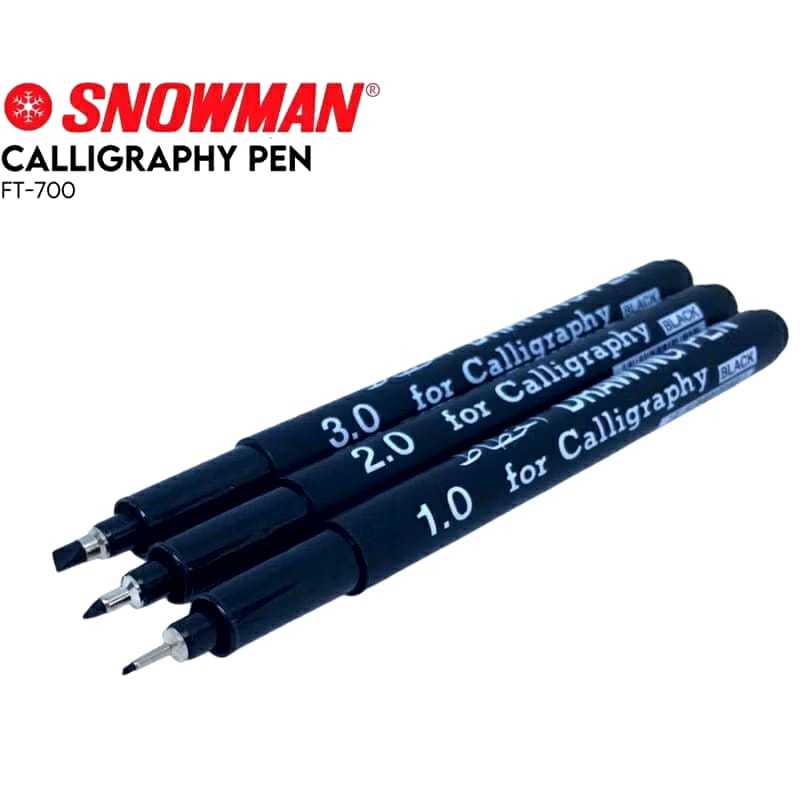 

Pulpen Kaligrafi \ Snowman Calligraphy Pen FT-700 (PCS)