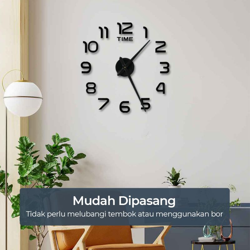 Jam Dinding DIY Giant Wall Clock