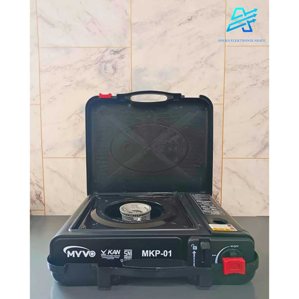 Kompor Gas Portabel 2 In 1 / Portable Gas Satu Tungku , Kompor Gas 1 Tungku & 2 Tungku  Termurah