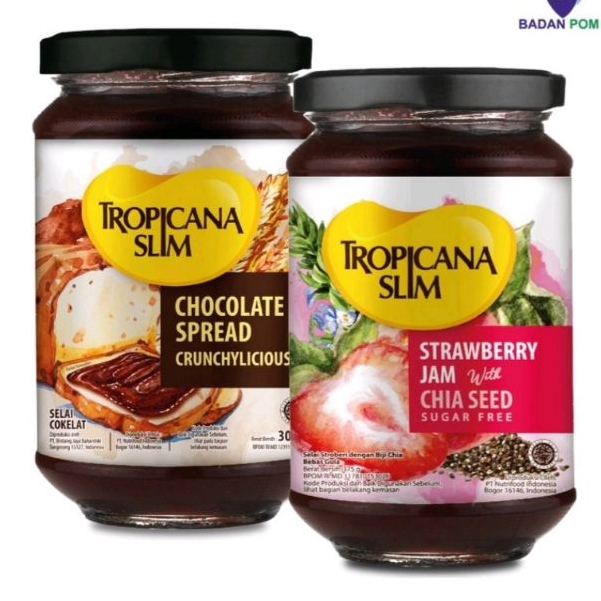 

Tropicana Slim Chocolate Spread Selai 300g
