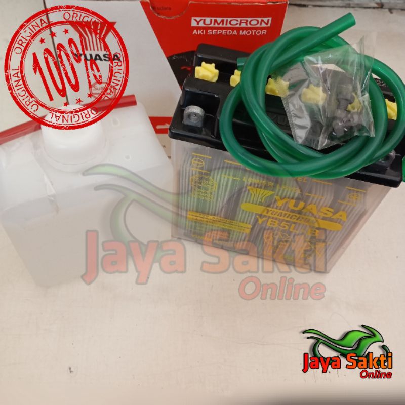 AKI BASAH YUASA YB5L - B ASLI YUASA