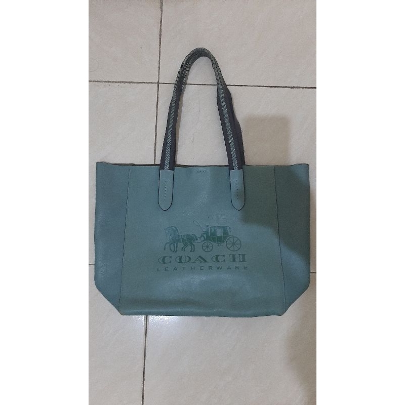 TOTEBAG TAS COACH LEATHER ORIGINAL SECOND