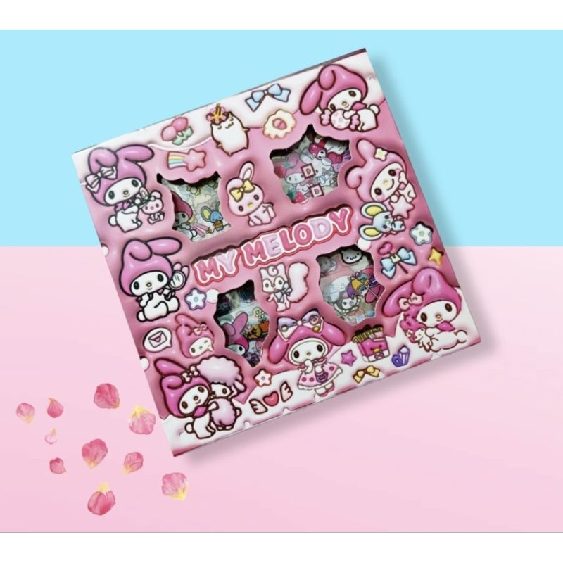

Sticker Box Melody Kuromi Dekorasi Anak Perempuan Journal Aesthetic