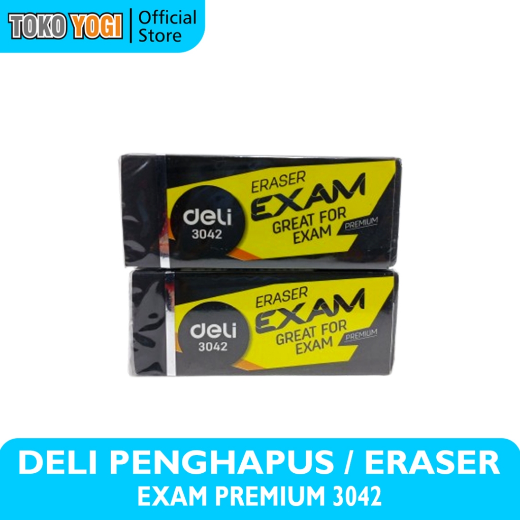 

DELI 3042 EXAM ERASER - PENGHAPUS WARNA HITAM