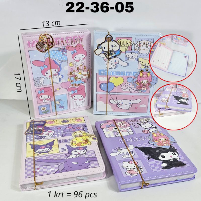 

Buku Diary Anak 3D Foam Empuk Packing Box SNR 66-99 Kuromoi Melodi Cinnamon Labubu