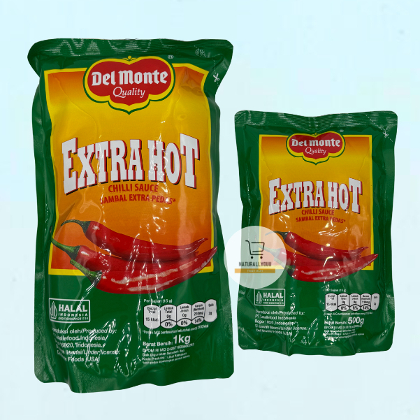 

Del Monte Extra Hot Sauce Saus Sambal 1kg