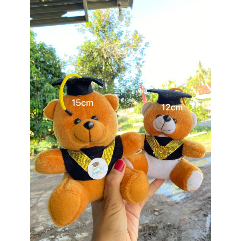 BONEKA WISUDA/boneka buket/boneka toga size 15cm/boneka toga size 12cm