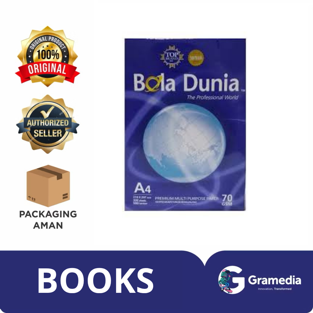 

GRAMECDIA CILEGON - Bola Dunia Kertas HVS A4 70 Gram merupakan jenis kertas yang selalu tersedia di berbagai usaha percetakan maupun fotokopi. Bahan dasar kertas ini adalah bubur kertas atau pulp tanpa lignin. Lignin merupakan perekat antar serat yang bia
