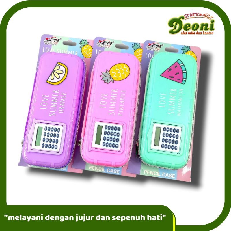 

XPM Kotak Pensil / Pencil Case + Kalkulator GZ103